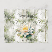Carte Postale Fleurs de Lotus Sérénité (Devant)