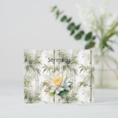 Carte Postale Fleurs de Lotus Sérénité (Debout devant)
