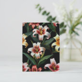 Carte Postale fleurs de lys (Debout devant)
