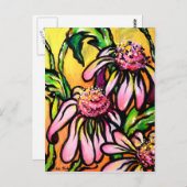 Carte Postale Fleurs de maïs (Devant / Derrière)