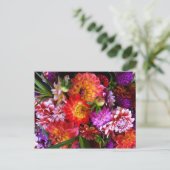 Carte Postale Fleurs de marché agricoles (Debout devant)