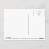 Carte Postale Fleurs de Mauve Malva Teintes Vertes Florales (Dos)