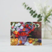 Carte Postale Fleurs de Monet et fruits (Debout devant)