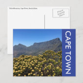 Carte Postale fleurs de montagne (Devant / Derrière)