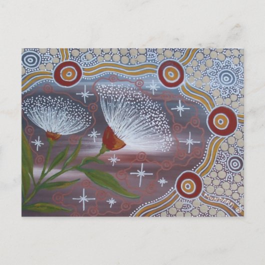 Carte Postale Fleurs de noix de gomme (Devant)