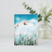 Carte Postale Fleurs de pavot (Debout devant)