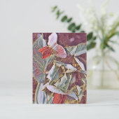 CARTE POSTALE FLEURS DE POIS DOUCES (Debout devant)