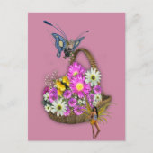 Carte Postale Fleurs de printemps (Devant)