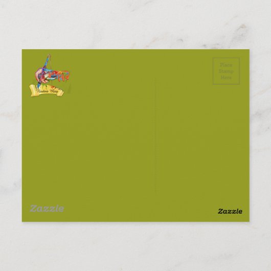 Carte Postale Fleurs de printemps (Dos)