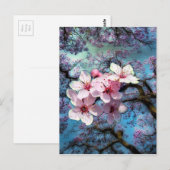 Carte Postale Fleurs de printemps (Devant / Derrière)