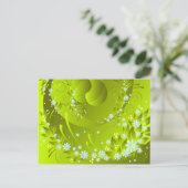 Carte Postale fleurs de printemps (Debout devant)