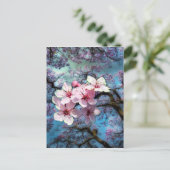 Carte Postale Fleurs de printemps (Debout devant)