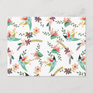 carte postale fleurs de printemps