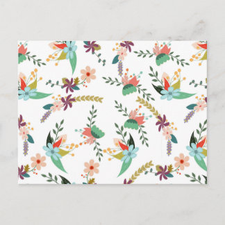 carte postale fleurs de printemps