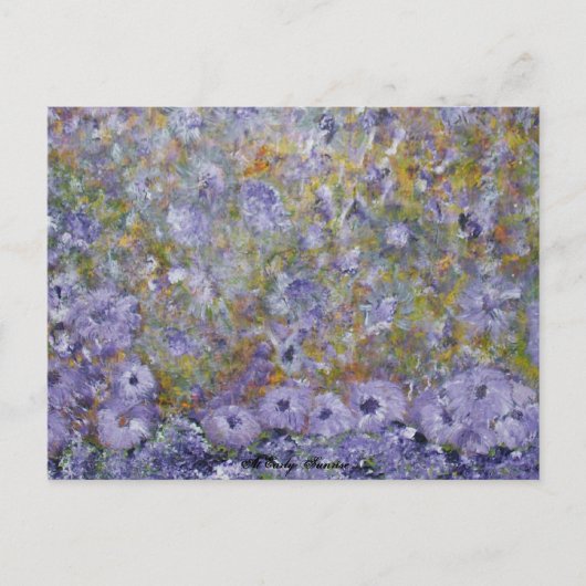 Carte Postale Fleurs de printemps (Devant)