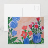 Carte Postale Fleurs de printemps (Devant / Derrière)