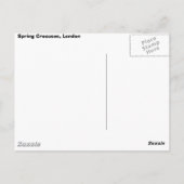 Carte Postale Fleurs de printemps (Dos)