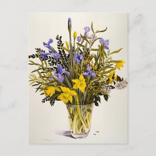 Carte Postale Fleurs de printemps (Devant)