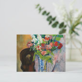 Carte Postale Fleurs de Printemps, 1928 par Suzanne Valadon (Debout devant)