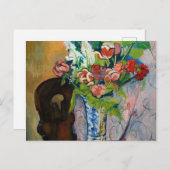 Carte Postale Fleurs de Printemps, 1928 par Suzanne Valadon (Devant / Derrière)