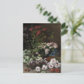 Carte Postale Fleurs de printemps Claude Monet (Debout devant)