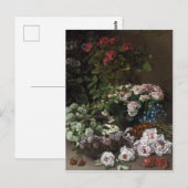 Carte Postale Fleurs de printemps Claude Monet (Devant / Derrière)