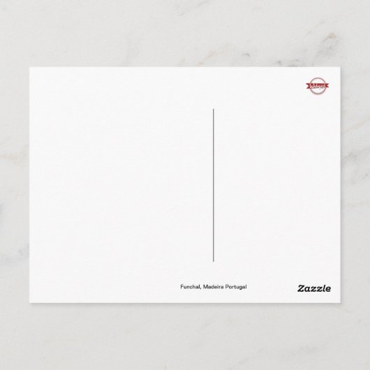 Carte Postale Fleurs de printemps en Funchal, Madère (Portugal) (Dos)