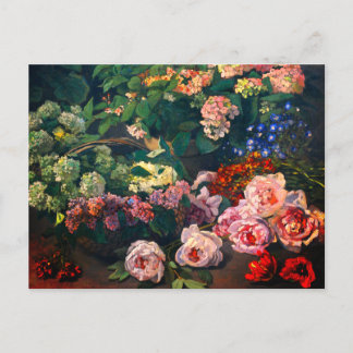 Carte Postale Fleurs de printemps Monet
