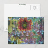 Carte Postale Fleurs de prison (Devant / Derrière)