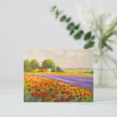 Carte Postale Fleurs de Provence (Debout devant)