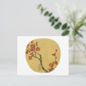 Carte Postale Fleurs de prune, Ogata Korin Art japonais (Debout devant)