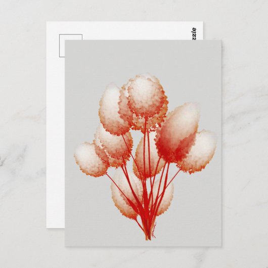 Carte Postale Fleurs de Puffy (Devant / Derrière)