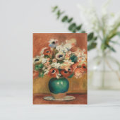 Carte Postale Fleurs de Renoir Impressionist Art Peinture (Debout devant)