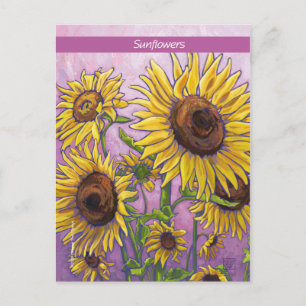 Carte Postale Fleurs de soleil