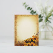 Carte Postale Fleurs de soleil (Debout devant)