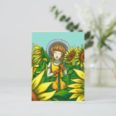 Carte Postale Fleurs de soleil (Debout devant)
