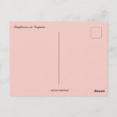 Carte Postale Fleurs de soleil en Virginie (Dos)