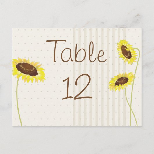 Carte Postale Fleurs De Soleil Et Grandes (Devant)