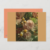 Carte Postale Fleurs de soleil fantaisie (Devant / Derrière)