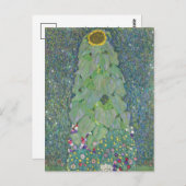 Carte Postale Fleurs de soleil | Gustav Klimt (Devant / Derrière)