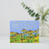 Carte Postale Fleurs de Susans Joués Noirs (Debout devant)