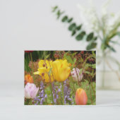 Carte Postale Fleurs De Tendance (Debout devant)