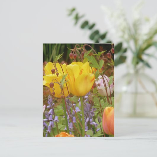 Carte Postale Fleurs De Tendances (Debout devant)