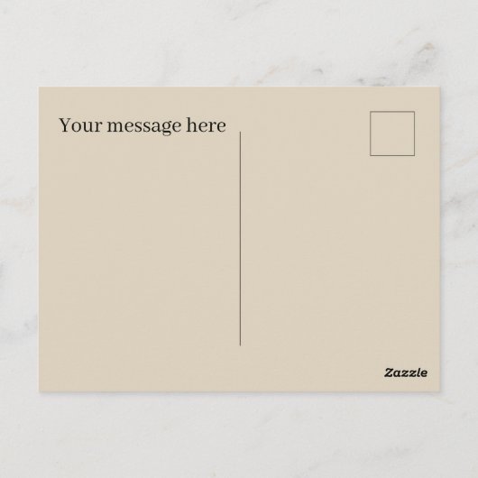 Carte Postale Fleurs de vache mignonne ajouter un message (Dos)