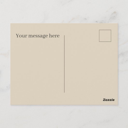 Carte Postale Fleurs de vache mignonne ajouter un message (Dos)