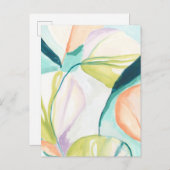 Carte Postale Fleurs de ventilateur IV (Devant / Derrière)