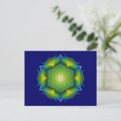 Carte Postale FLEURS DE VIE / Blume des Lebens - Mandala V (Debout devant)