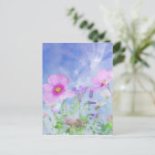 Carte Postale Fleurs d'eau (Debout devant)