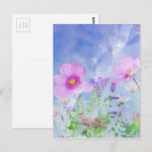 Carte Postale Fleurs d'eau (Devant / Derrière)