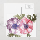 Carte Postale Fleurs d'eau (Devant / Derrière)